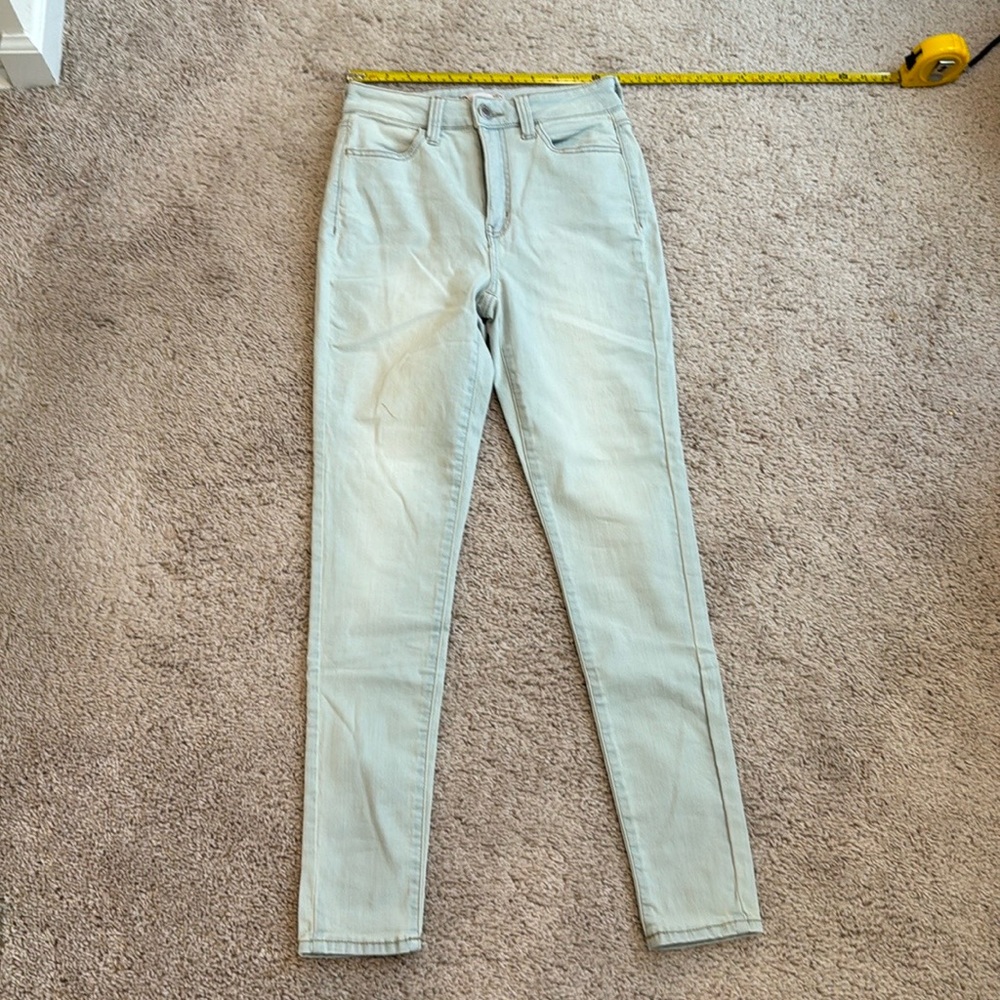 SO super high rise jeggings